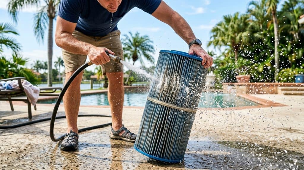 How Often Should You Clean or Replace Your Pool Filter Cartridge in Tampa?