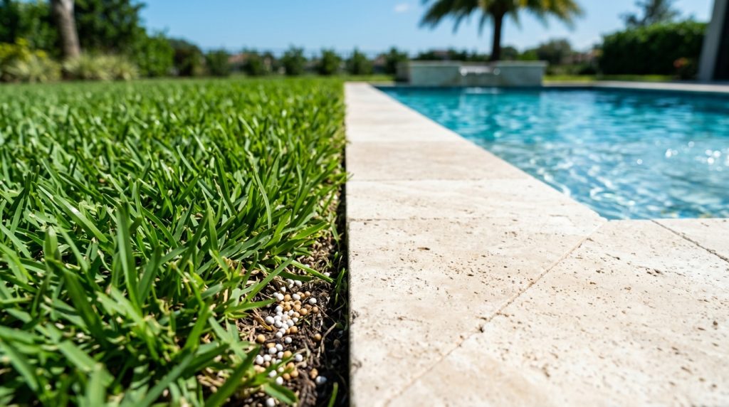 High Phosphates in Florida Pools: Lawn Fertilizer Runoff & Algae Prevention